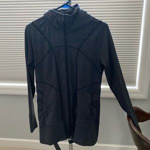 Athleta Full-zip mid-length jacket, size Medium